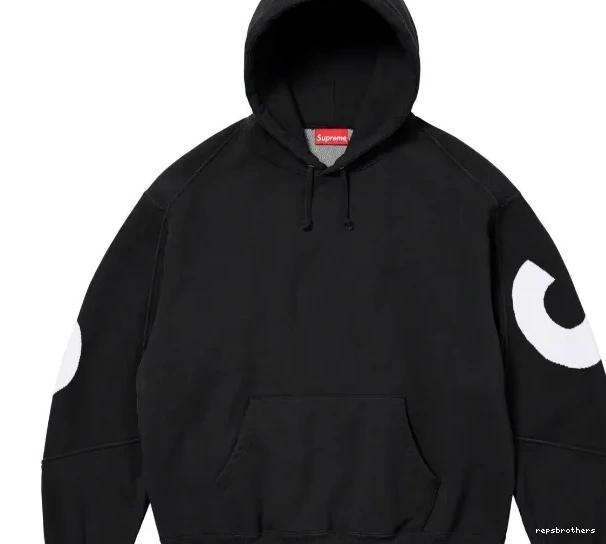S JACQUARD Grey XL BIG Back LOGO SWEATSHIRT LOGO Sweatshirt Hoodie HOODED M Big L Black 1022